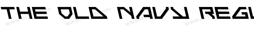 The Old Navy Regular字体转换